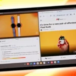 Ảnh minh họa tính năng đa nhiệm chế độ cửa sổ trên máy tính bảng Android 16