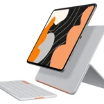 Bàn phím Logitech Flip Folio và case đế chống đi kèm cho iPad