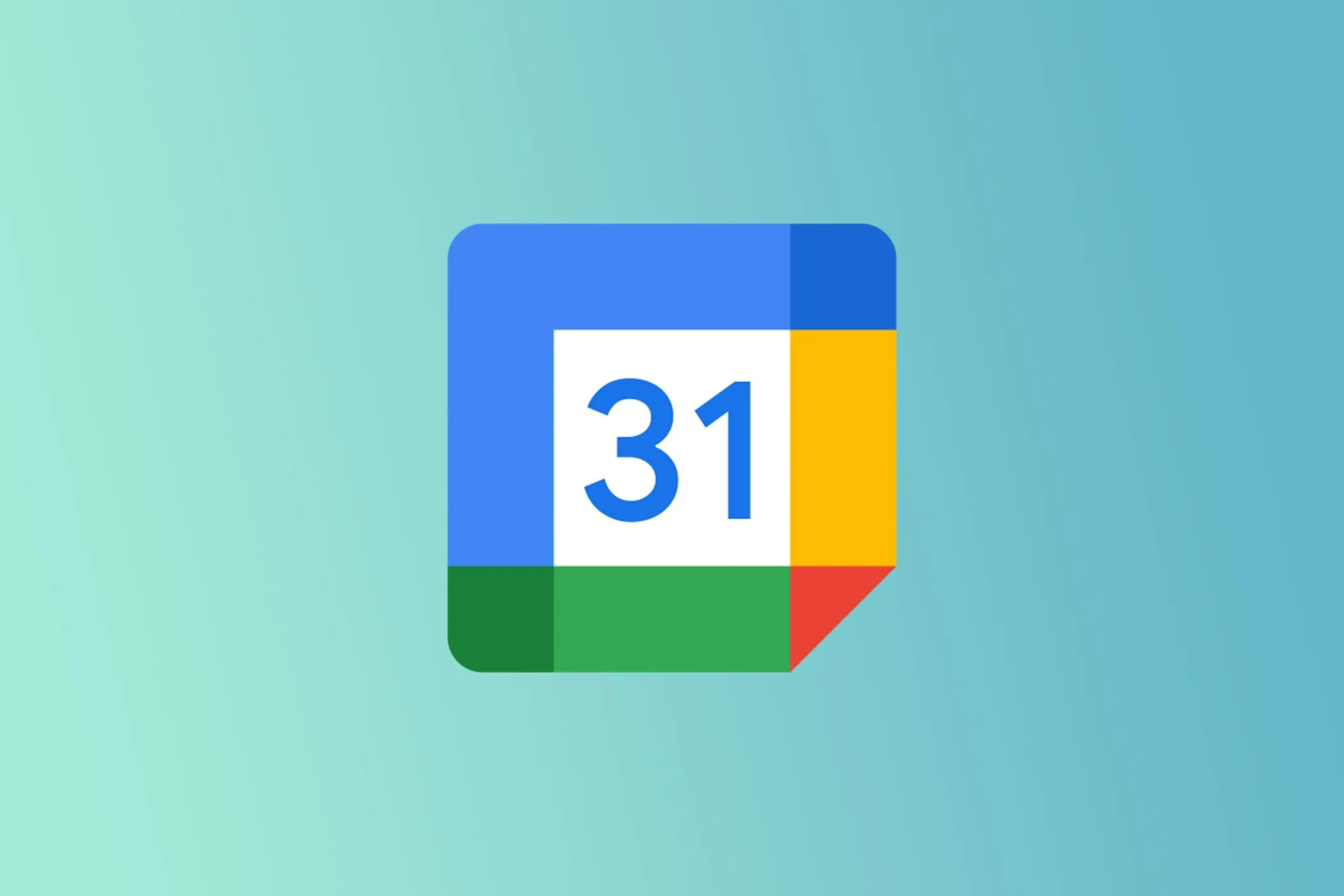 Biểu tượng ứng dụng Google Calendar với nền màu chuyển sắc