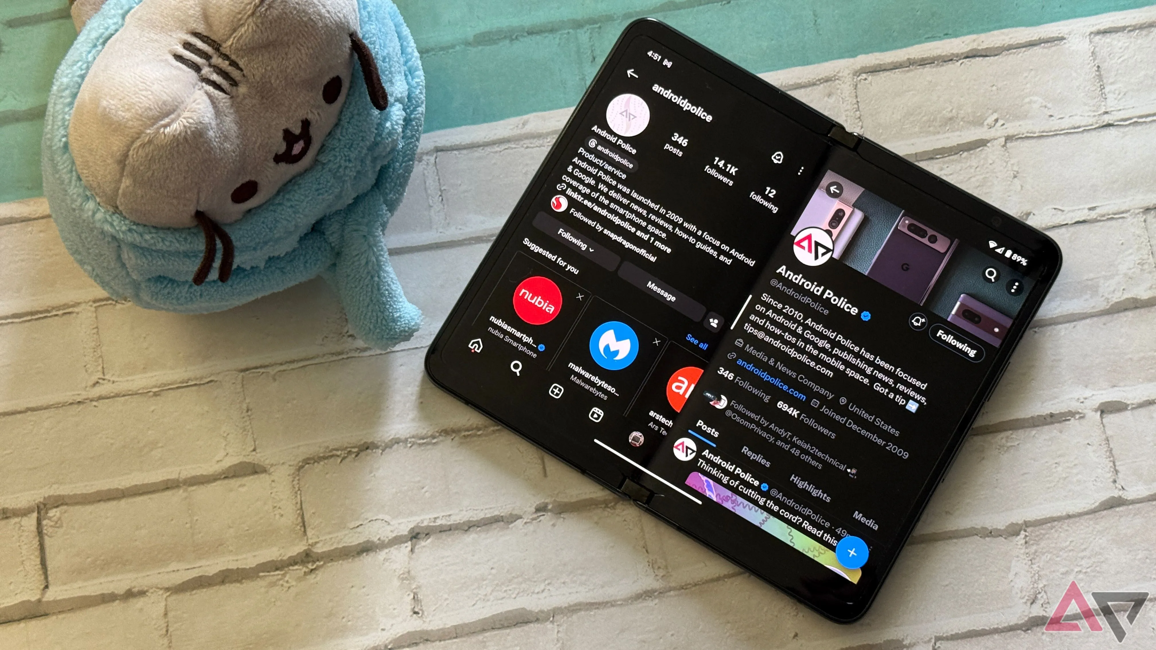 Chế độ chia đôi màn hình (App Pair) trên Google Pixel Fold
