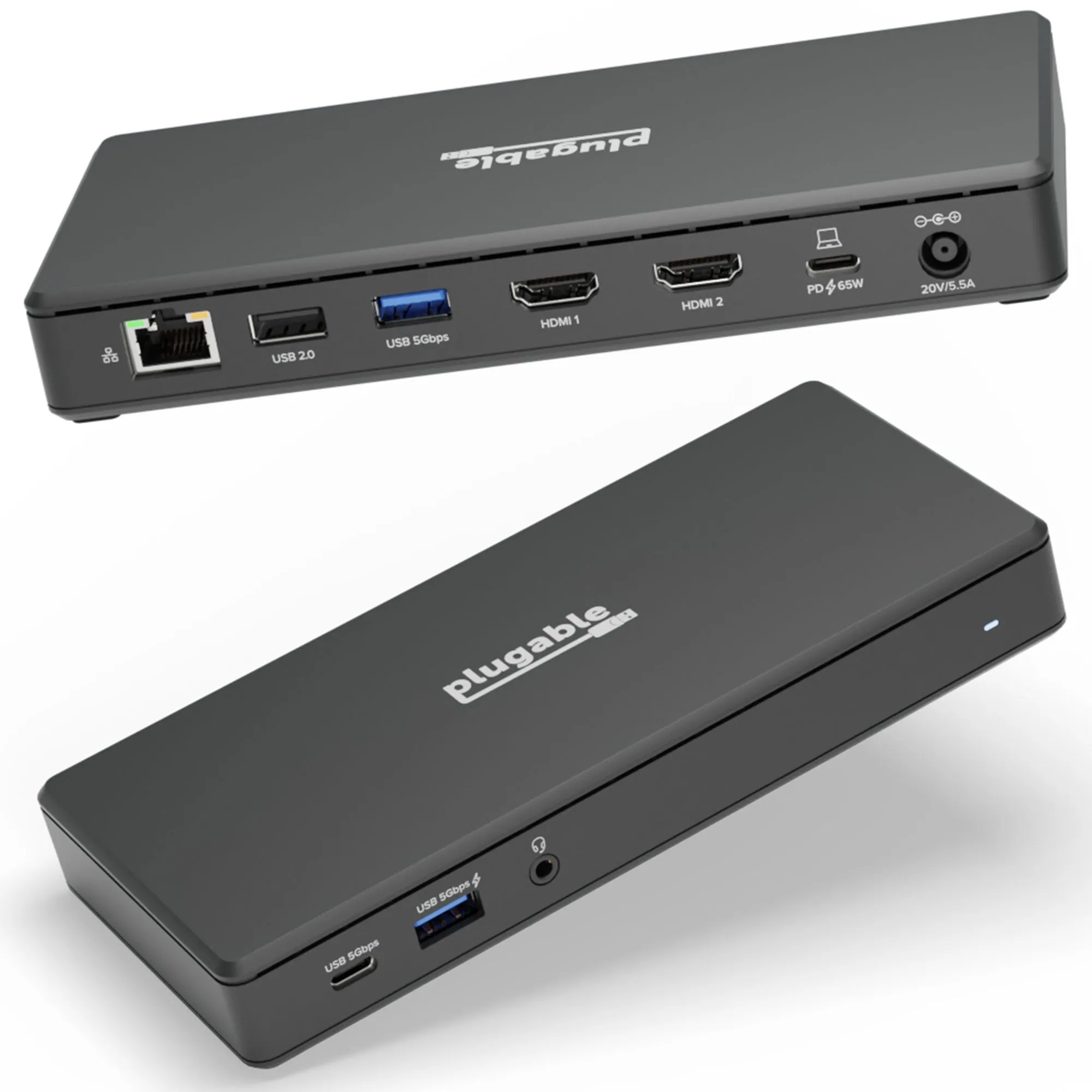 Docking Station Plugable USB-C Dual HDMI (UD-MSTH2)