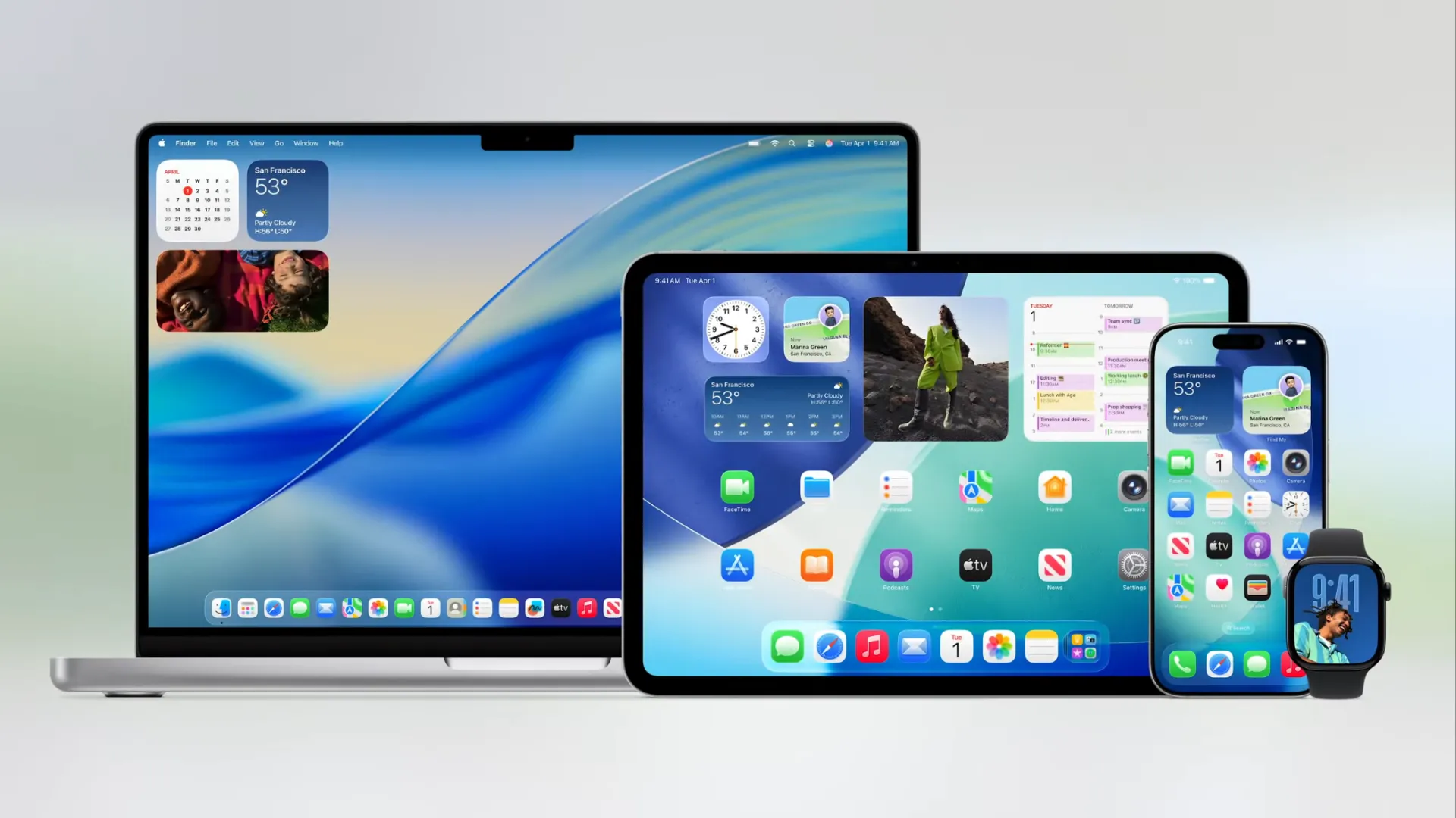 Giao diện Liquid Glass của các hệ điều hành Apple: macOS, iPadOS, iOS và watchOS mới nhất