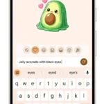 Giao diện Pixel Studio trên Pixel 9 Pro, cho phép tạo sticker AI bằng cách nhập mô tả