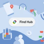Hình ảnh banner của Google Find Hub, ứng dụng theo dõi thiết bị đổi tên từ Find My Device