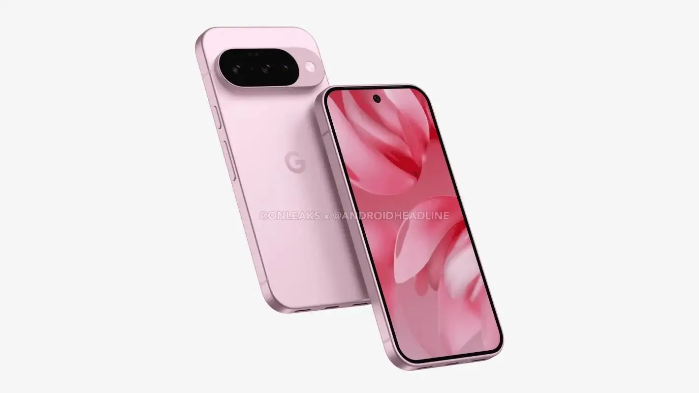 Hình ảnh render cho thấy thiết kế dự kiến của Google Pixel 10
