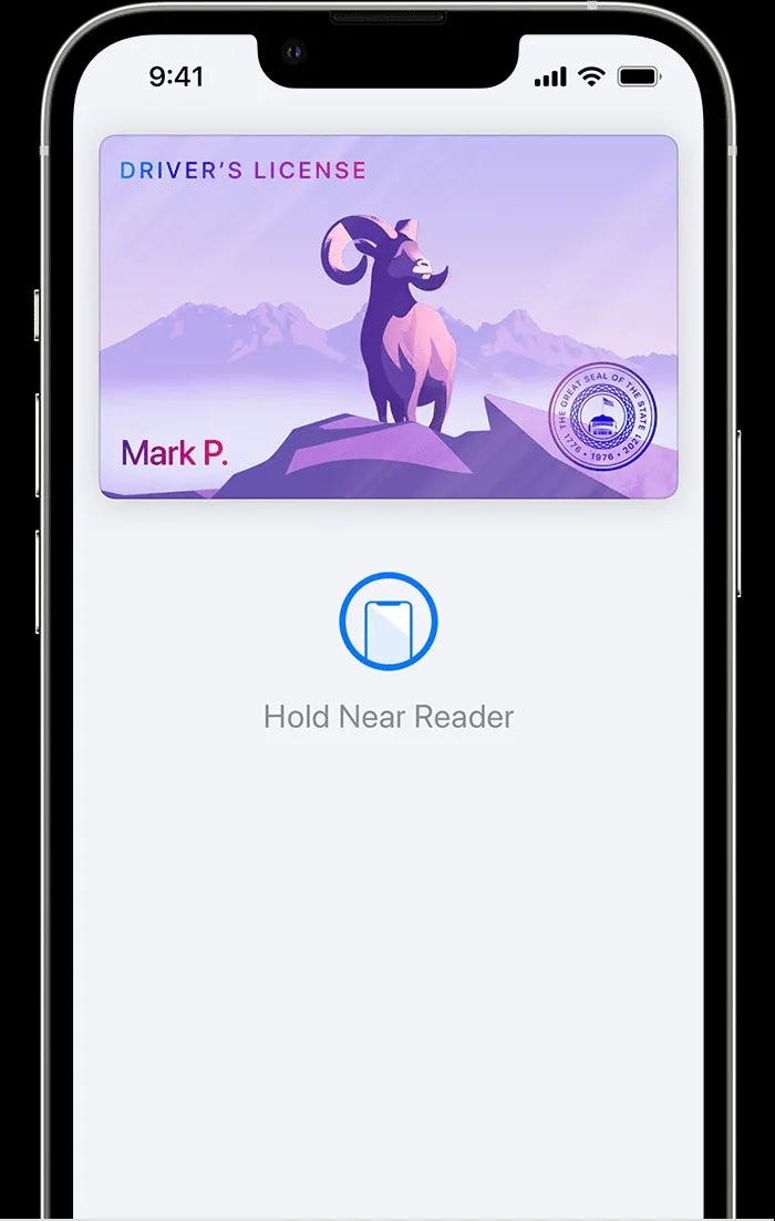Mẫu giấy phép lái xe kỹ thuật số trong Apple Wallet