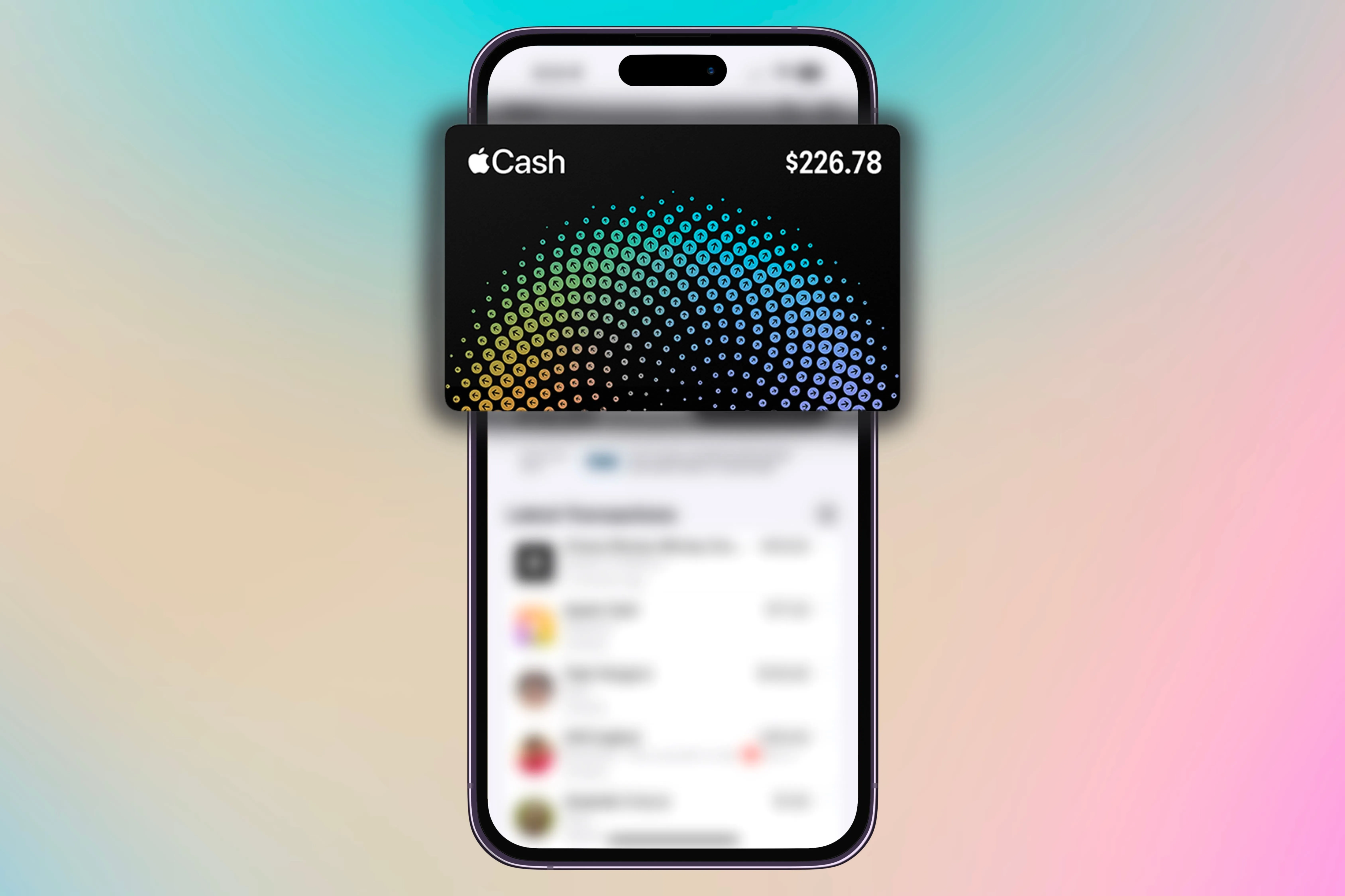 Thẻ Apple Cash và lịch sử giao dịch trong ứng dụng Wallet