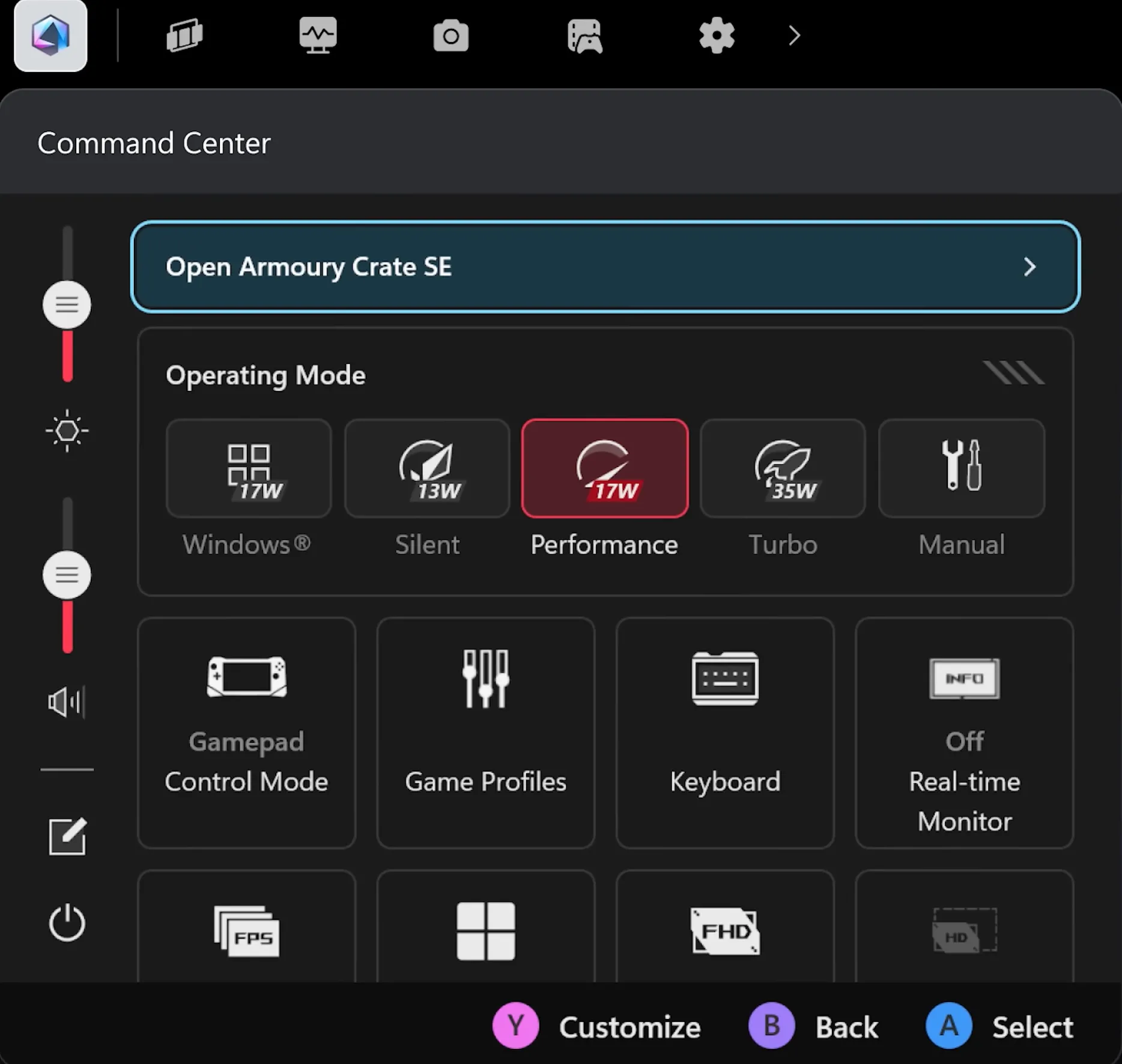 Xbox Game Bar được thiết kế lại, hiển thị widget ASUS Armoury Crate.