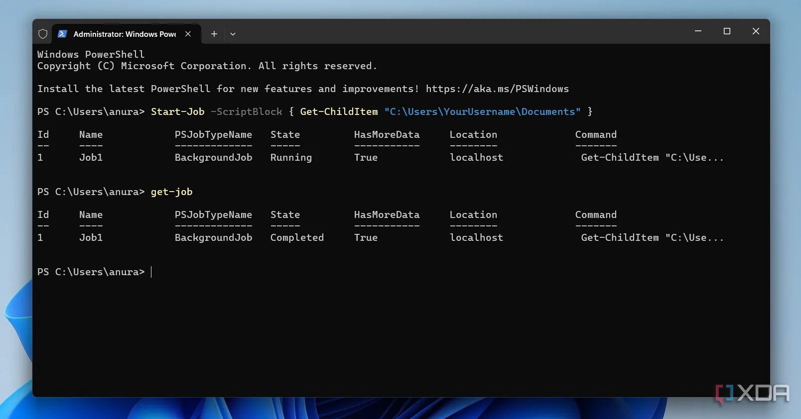 Cách sử dụng lệnh Start-PSJob trong PowerShell để chạy các tác vụ nền hiệu quả