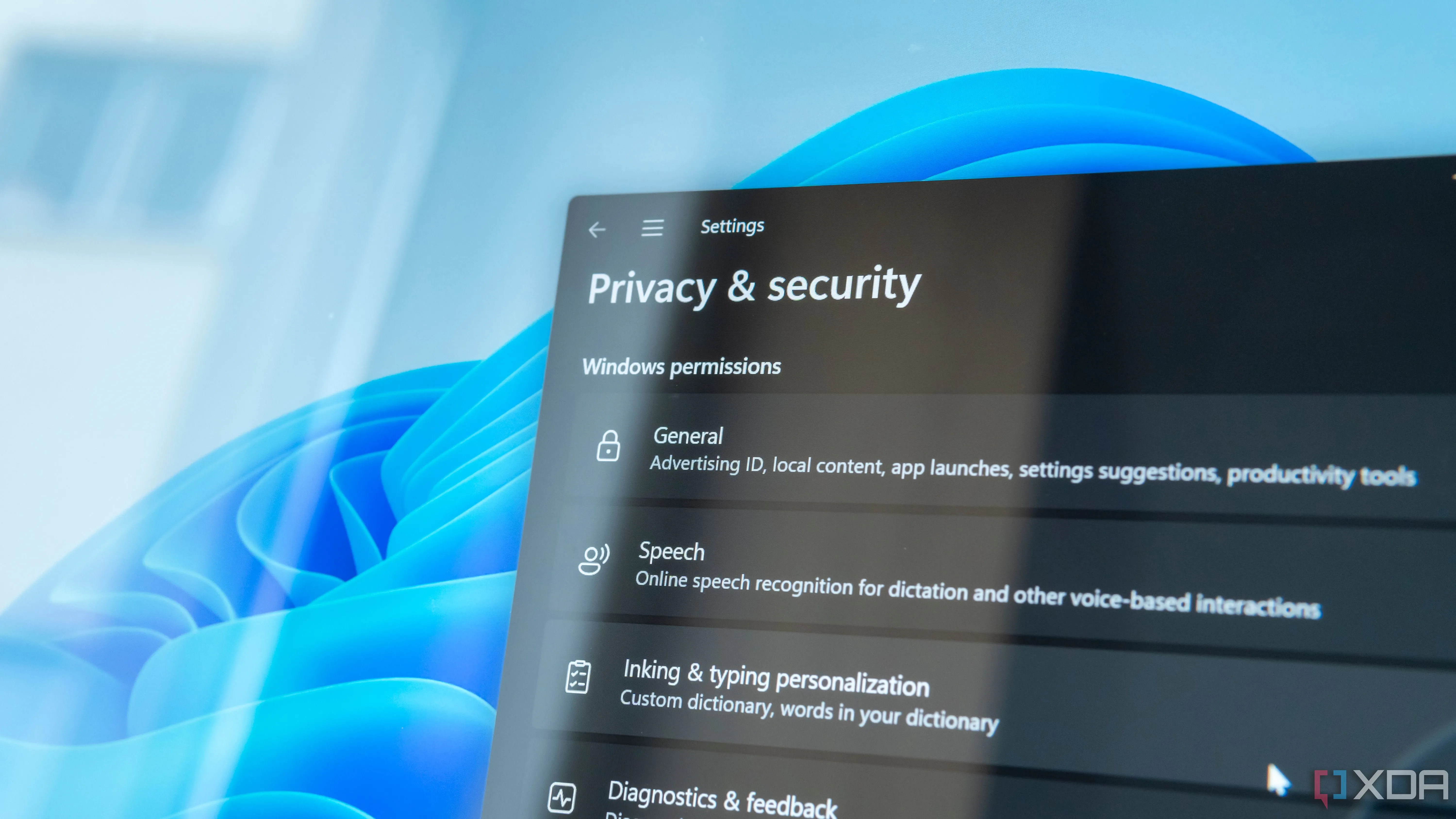 Cài đặt quyền riêng tư và bảo mật trên Windows 11