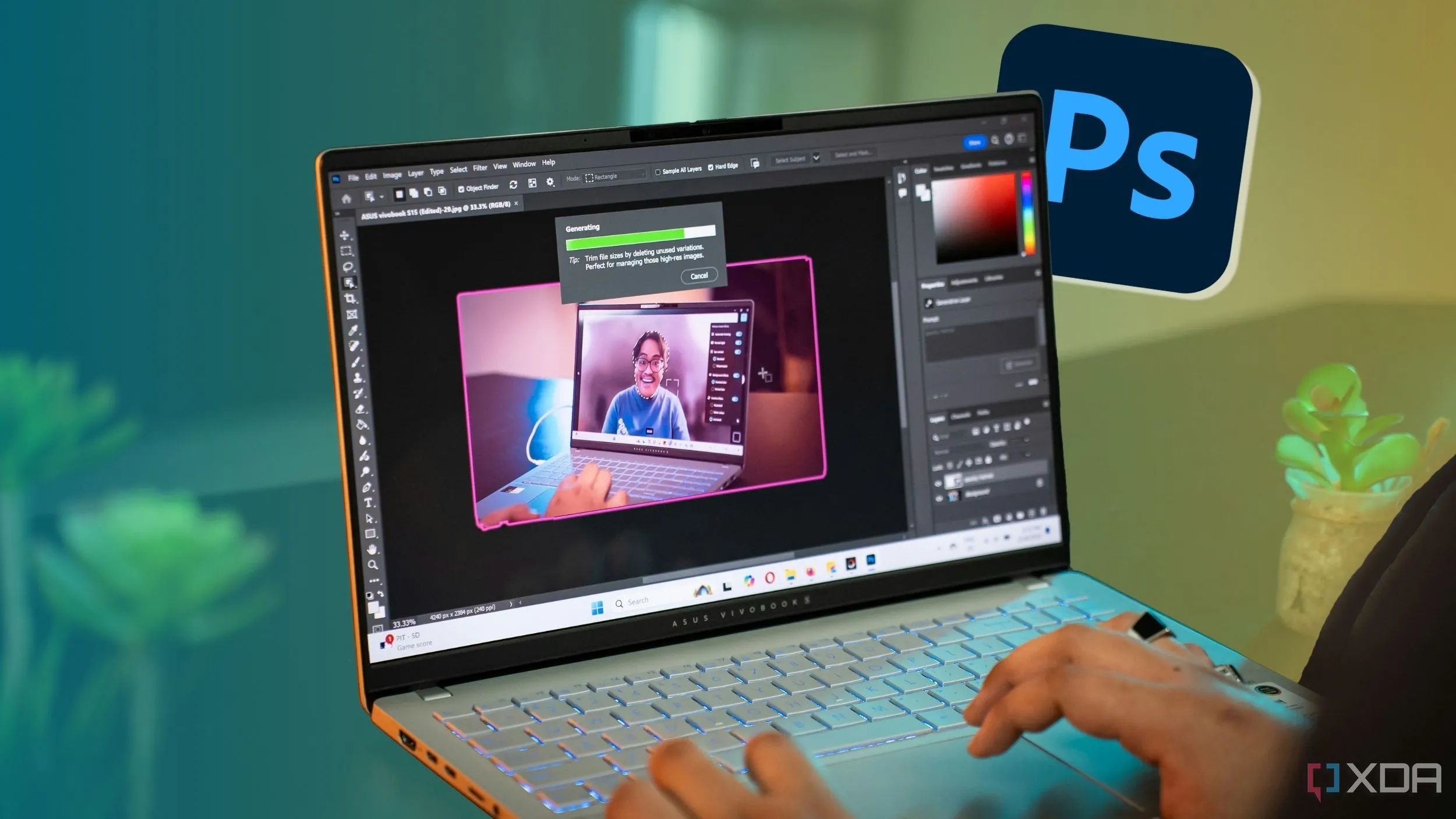 Cửa sổ thiết lập Brush Settings trong Adobe Photoshop với tùy chọn lưu preset cọ vẽ