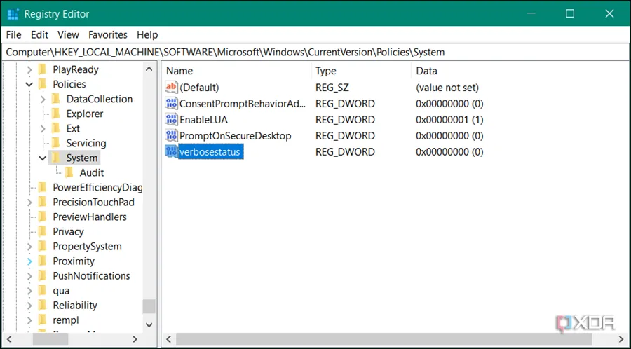 Giao diện Registry Editor hiển thị một đường dẫn khóa Registry cụ thể được chọn để xuất và sao lưu, minh họa cách người dùng có thể sao lưu riêng lẻ các khóa.