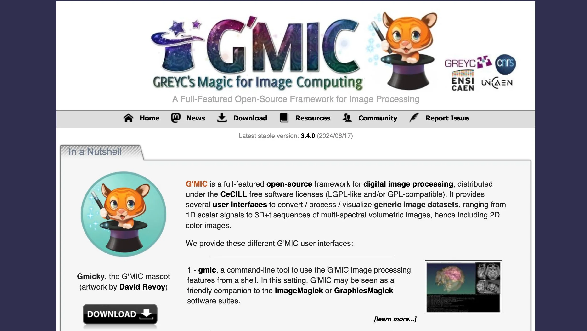 Hình ảnh minh họa các bộ lọc và hiệu ứng đa dạng của plugin G'MIC trong GIMP