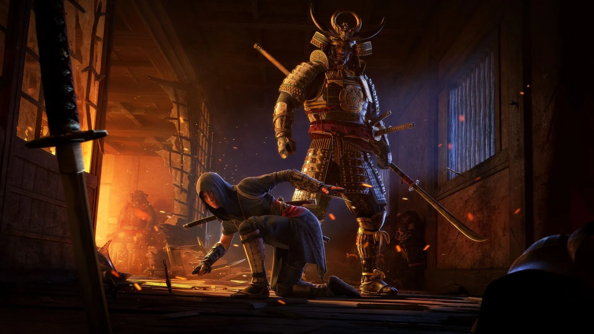 Key art Assassin's Creed Shadows với Naoe và Yasuke, biểu tượng cho hướng đi mới của franchise