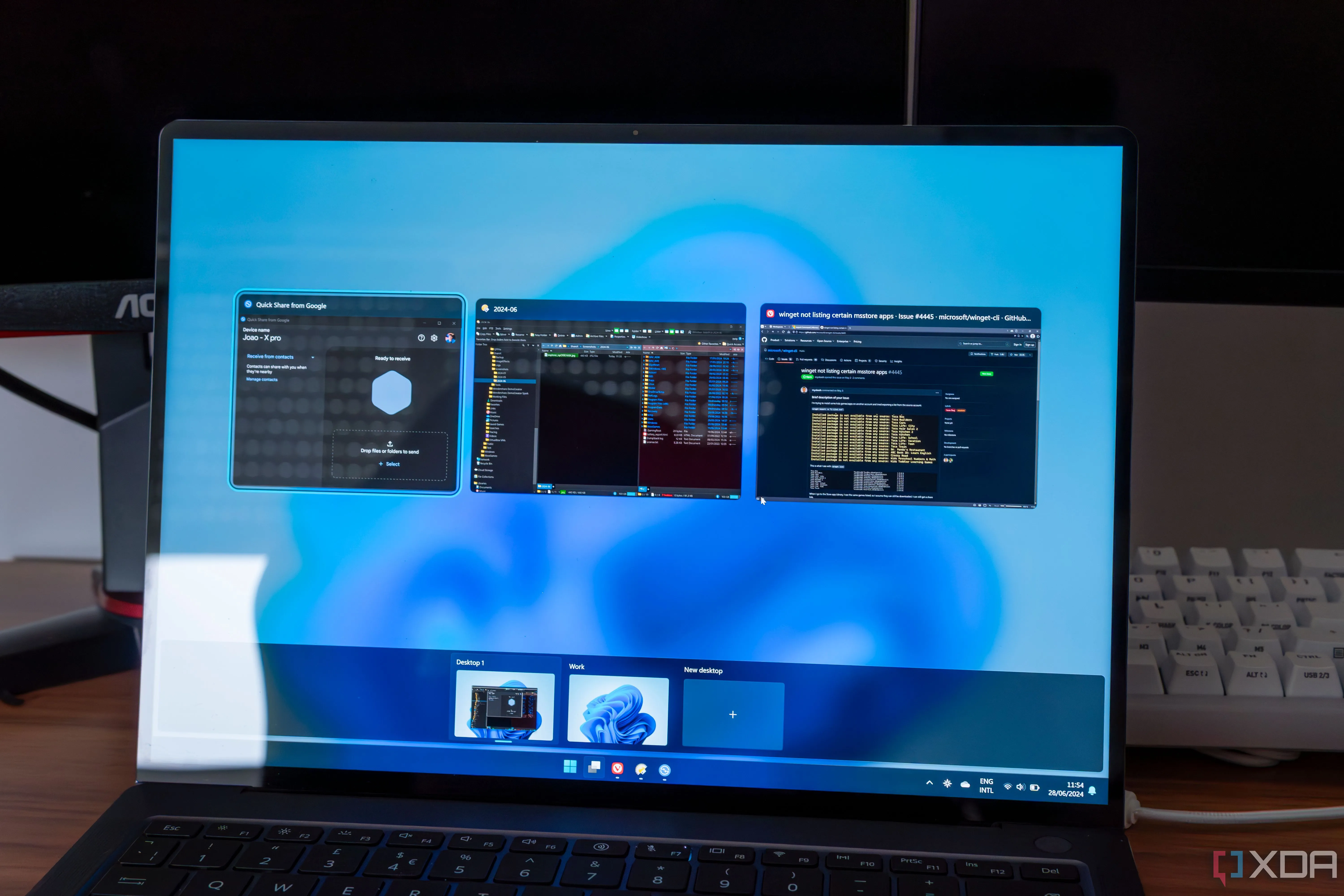 Màn hình ảo Virtual Desktop trong Windows 11 giúp quản lý không gian làm việc