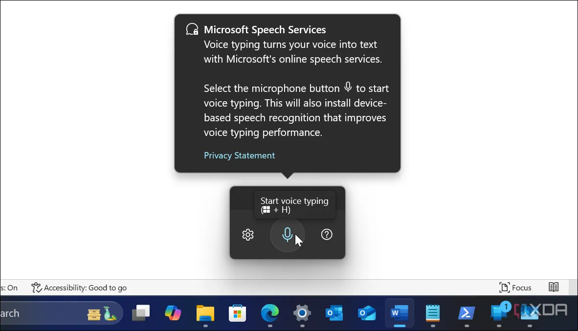 Sử dụng tính năng gõ bằng giọng nói (Voice Dictation) trên Windows 11