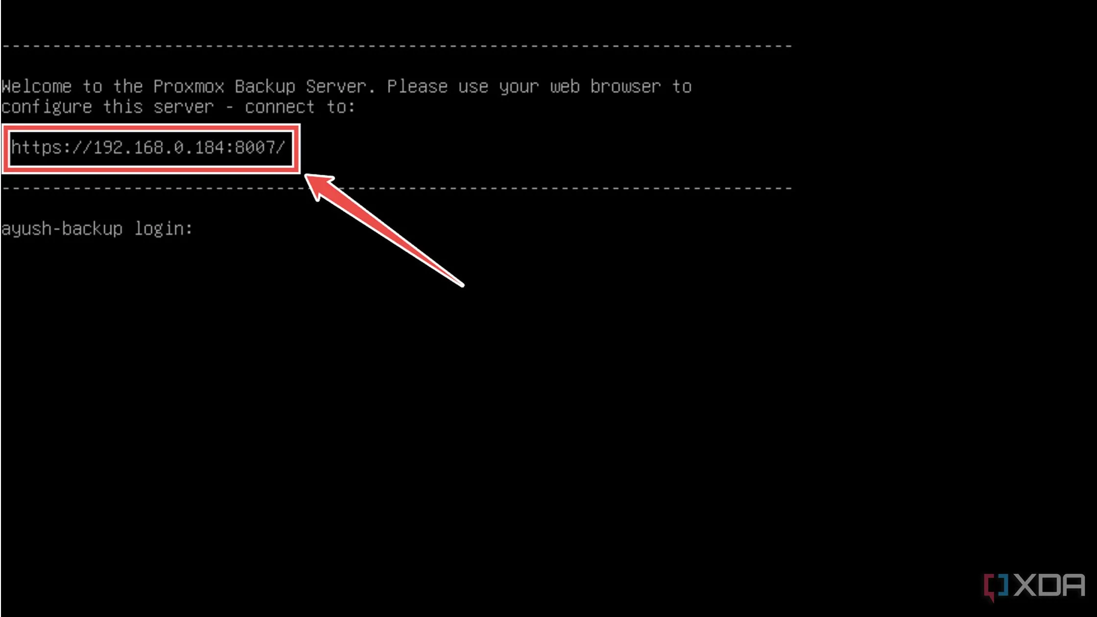 Truy cập giao diện quản lý web UI của Proxmox Backup Server qua trình duyệt.
