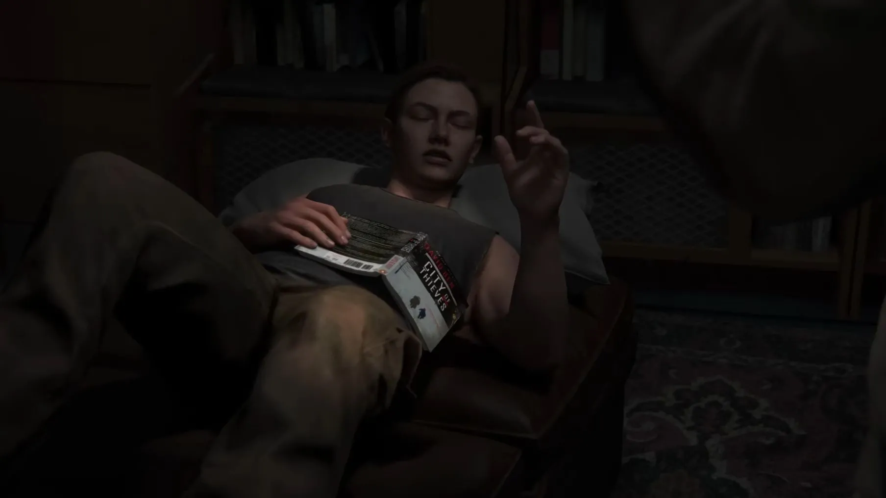 Abby trong The Last of Us Part II đang đọc cuốn sách City of Thieves, tiết lộ nguồn cảm hứng cốt truyện.