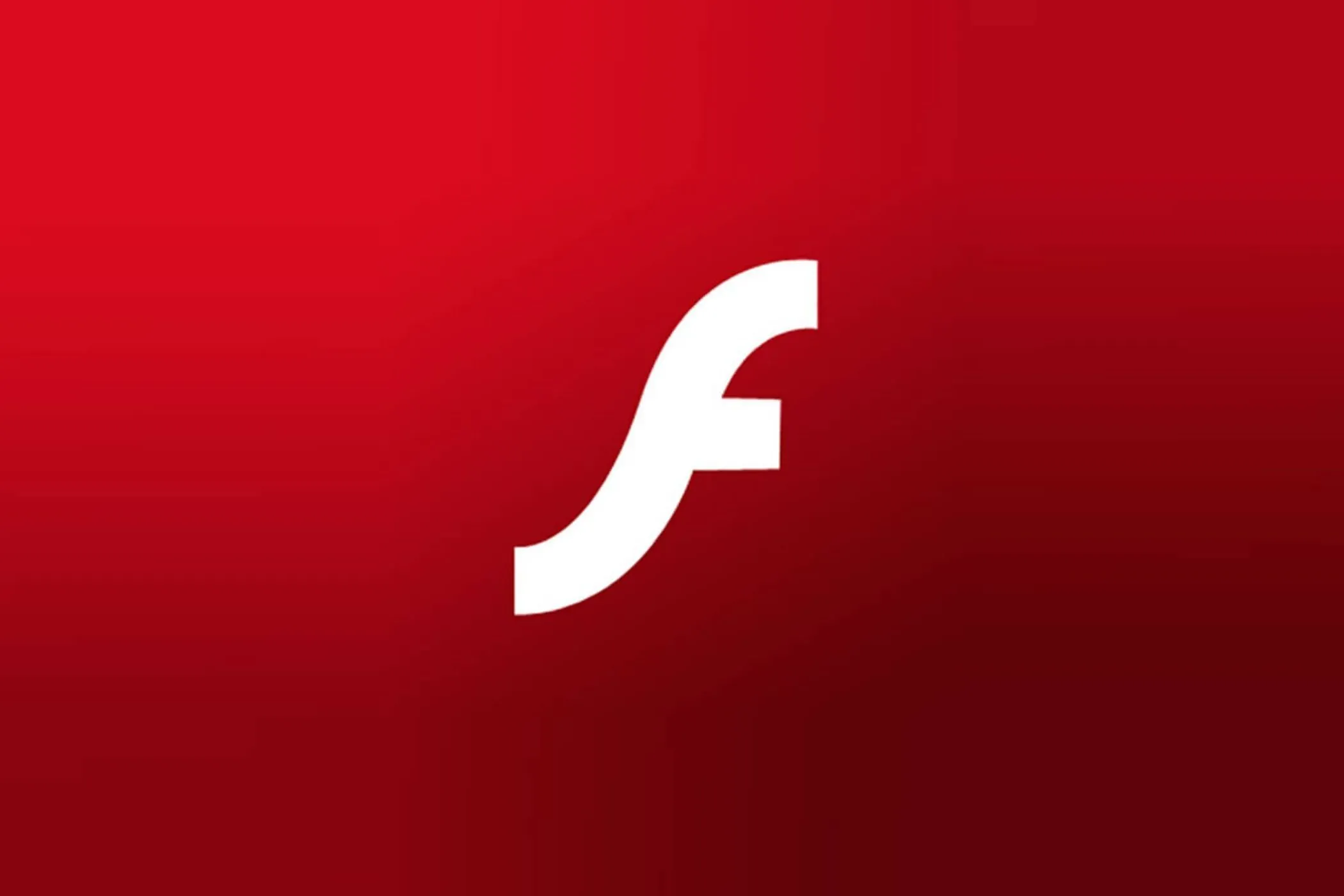 An image showing the logo of Adobe Flash player.