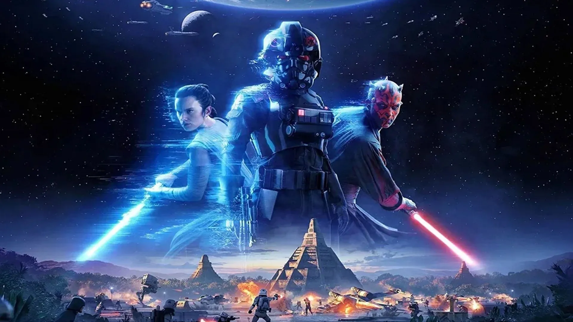 Ảnh bìa chính Star Wars Battlefront 2.