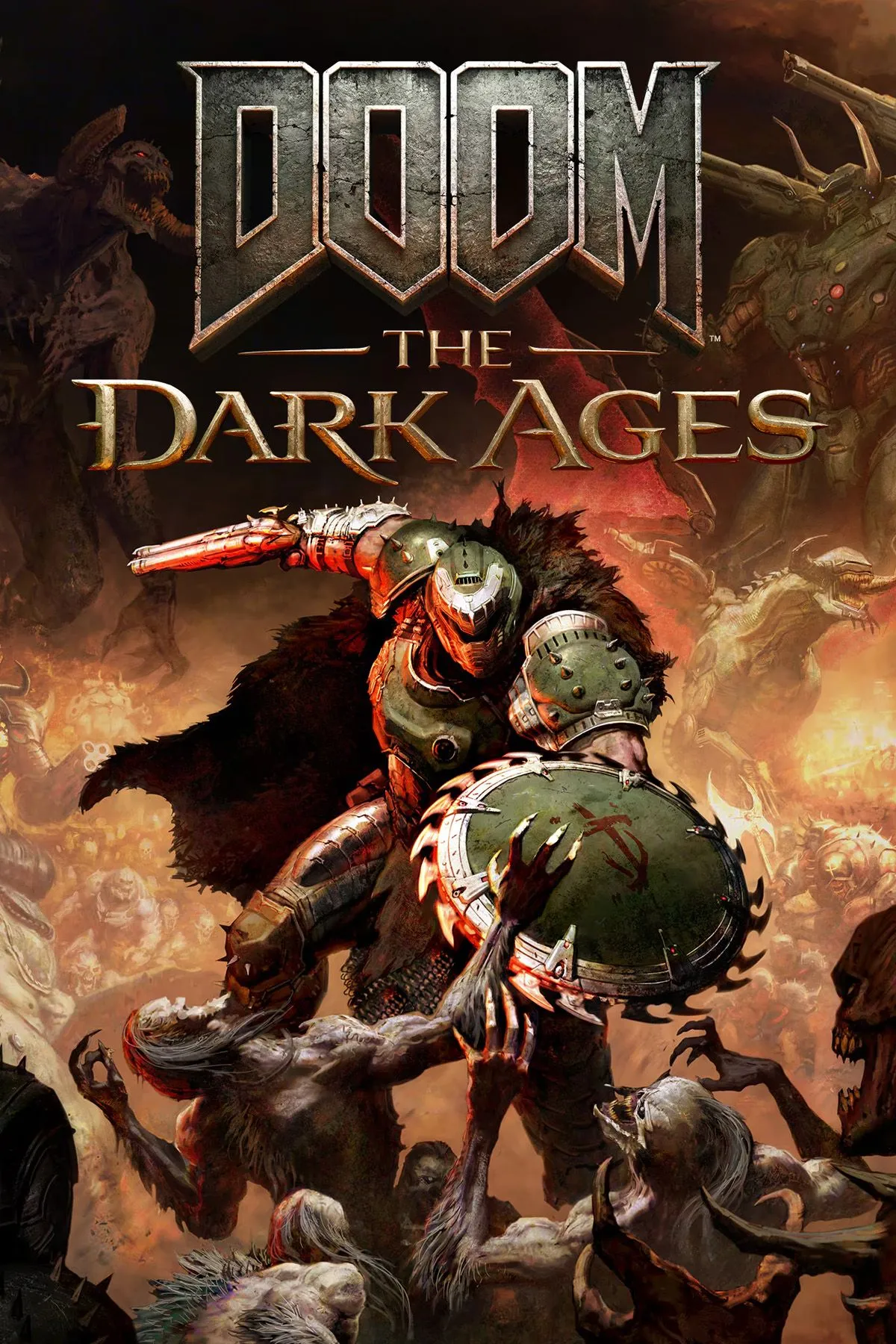 Ảnh bìa nghệ thuật chính thức của Doom The Dark Ages