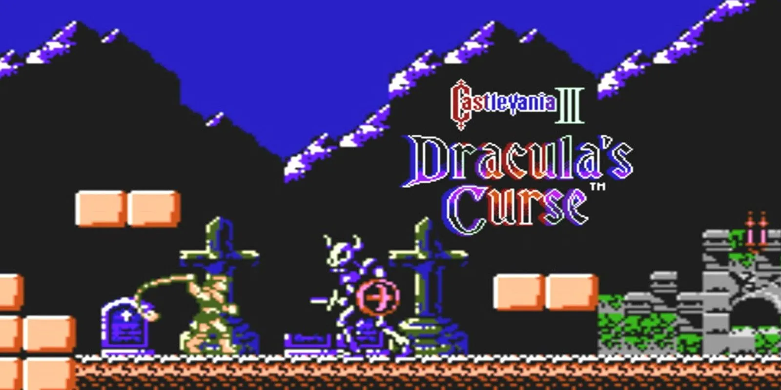 Ảnh chụp màn hình Castlevania III: Dracula's Curse với tựa đề game