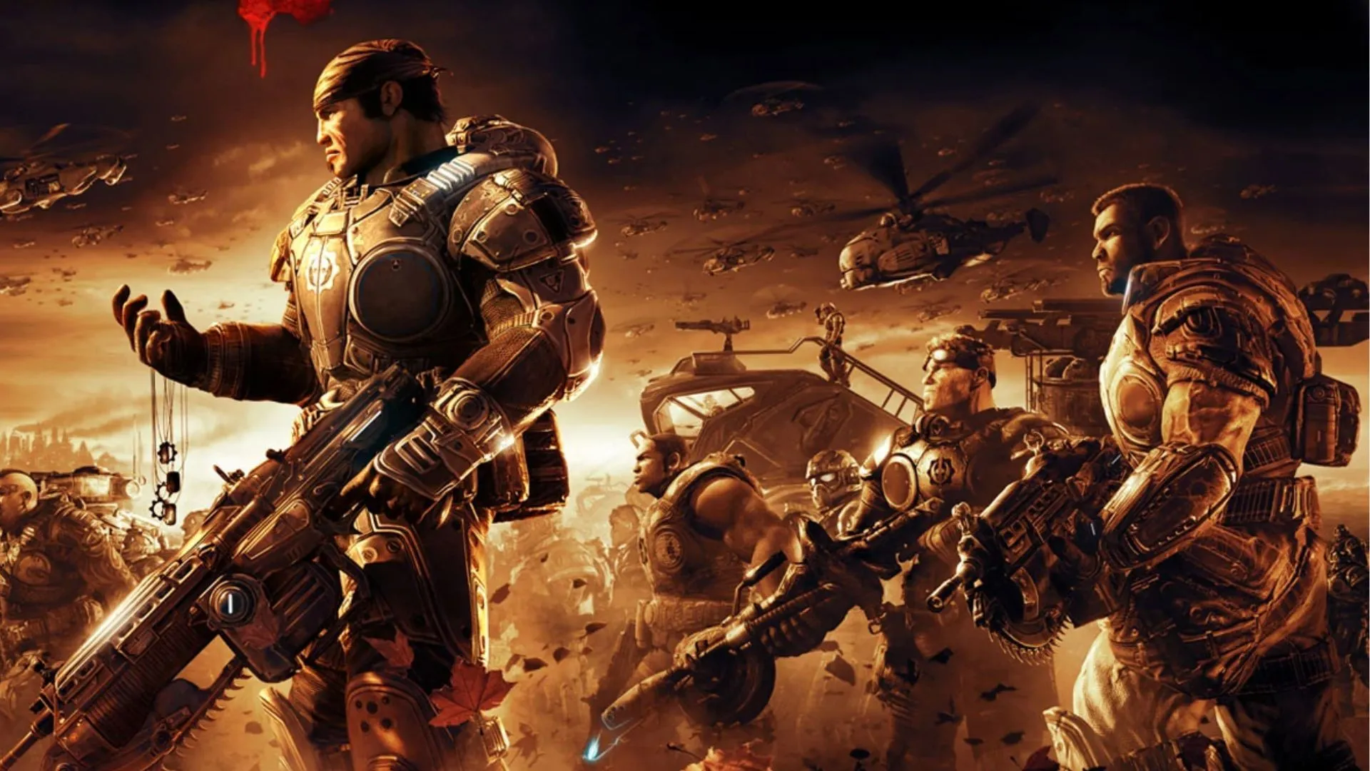 Ảnh chụp màn hình từ trailer Gears of War 2