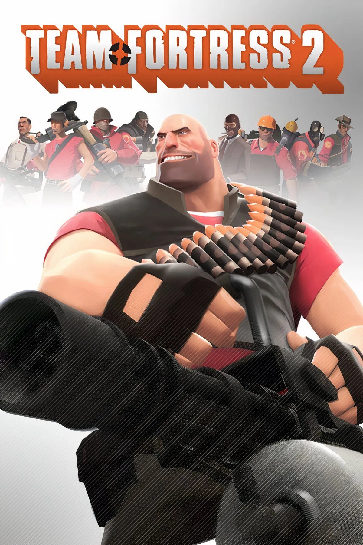 Ảnh gameplay Team Fortress 2 với các nhân vật đặc trưng trong một trận đấu