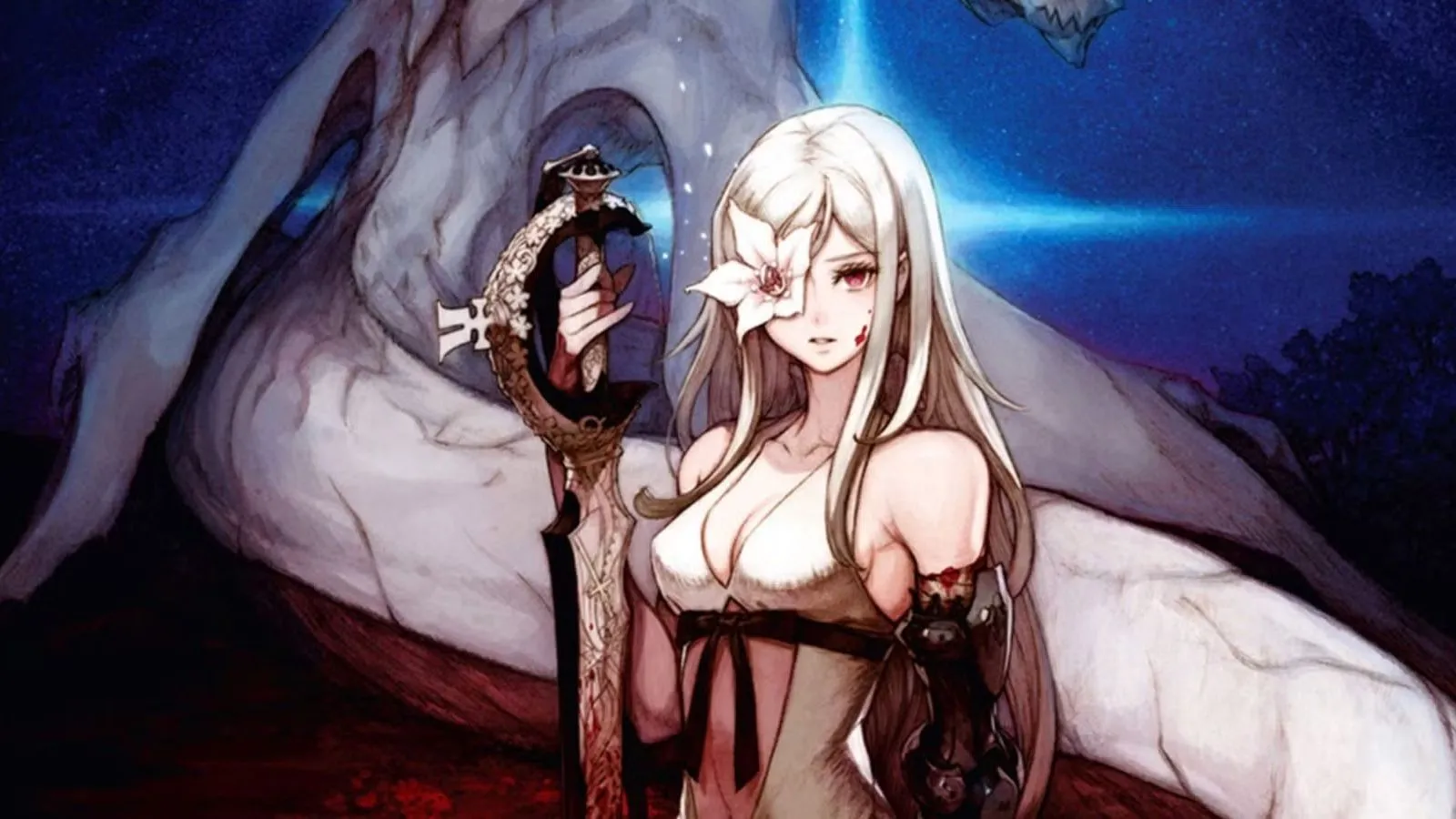 Ảnh nghệ thuật Drakengard 3 với nhân vật chính Zero