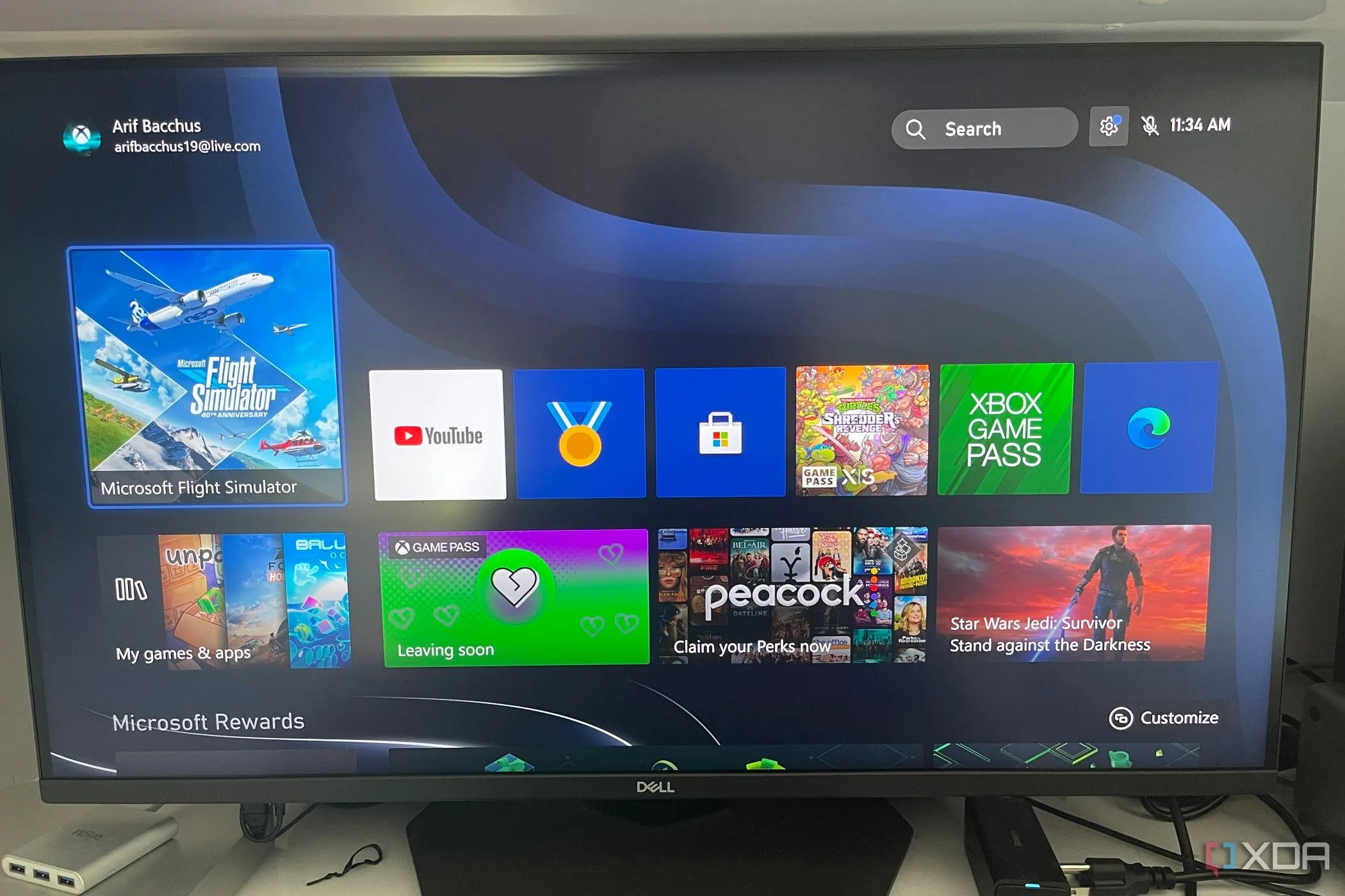 Ảnh quảng cáo game và dịch vụ trên Xbox Game Pass