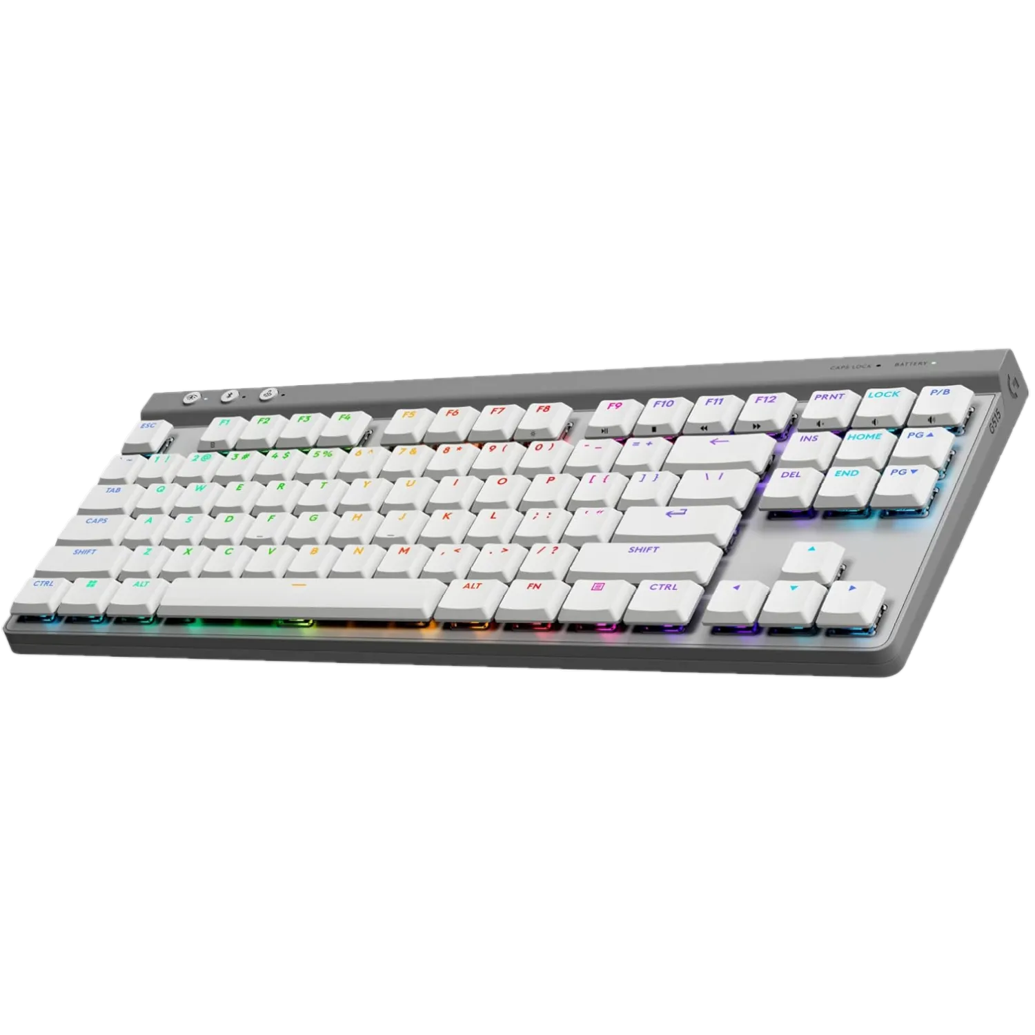Bàn phím cơ không dây Logitech G515 Lightspeed TKL màu trắng