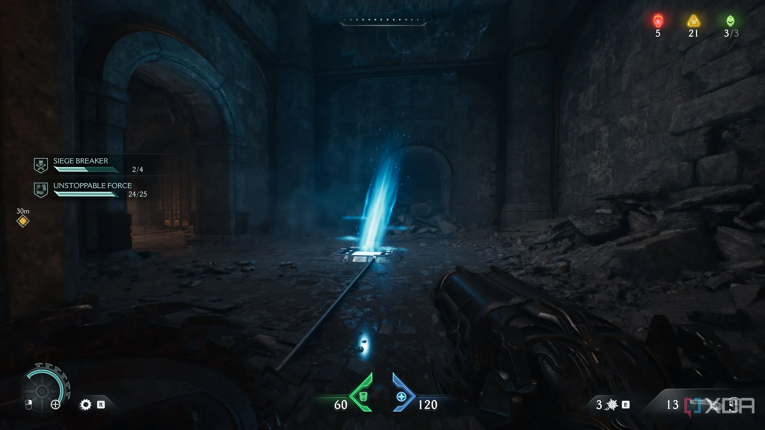 Bệ nhảy kích hoạt trong Chapter 6 của Doom: The Dark Ages