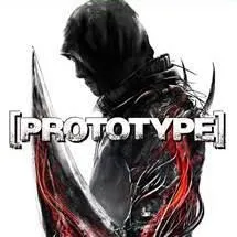 Bìa đĩa game Prototype với nhân vật Alex Mercer biến đổi cánh tay thành lưỡi dao, tượng trưng cho siêu năng lực và hành động bạo lực