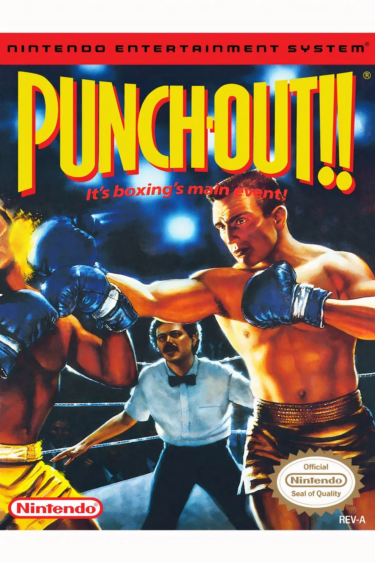 Bìa đĩa game Punch-Out!! phát hành năm 1987