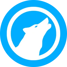 Biểu tượng của trình duyệt LibreWolf, một phiên bản Firefox được tối ưu hóa cho quyền riêng tư.