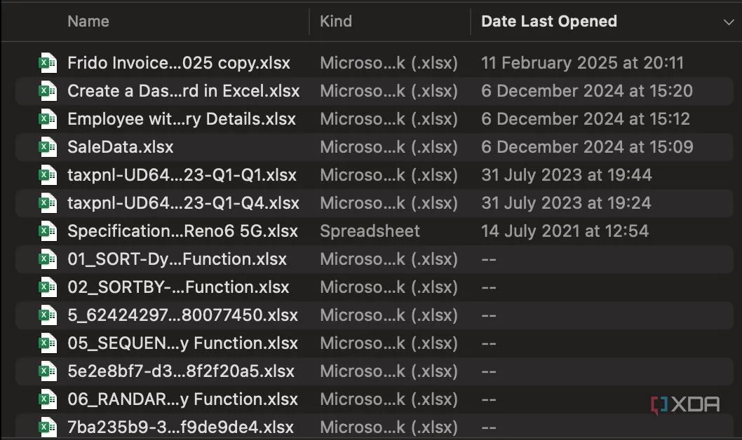Biểu tượng định dạng tệp .xlsx của Excel thể hiện tính tương thích phổ biến