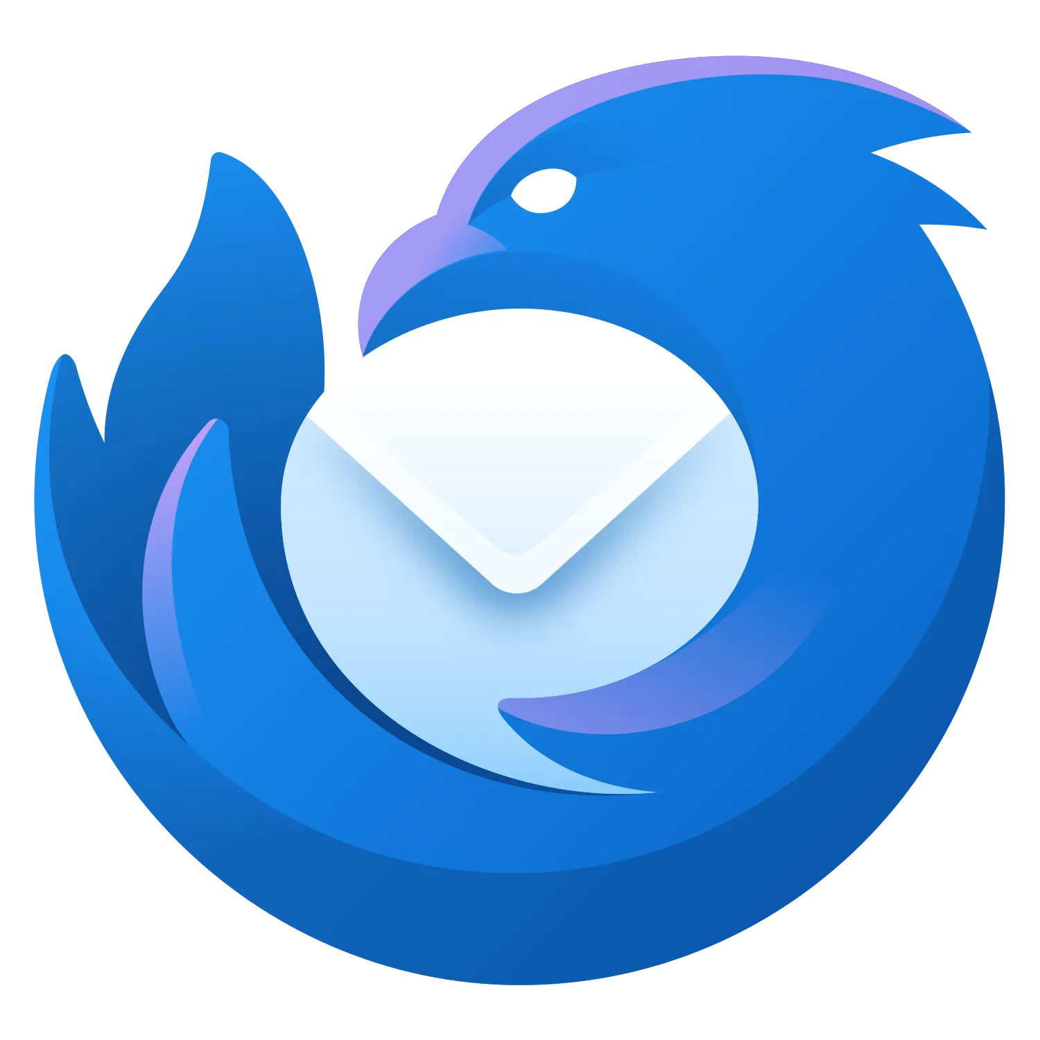Biểu tượng logo Thunderbird năm 2023