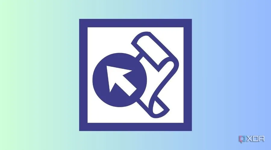 Biểu tượng Microsoft FrontPage trên nền gradient