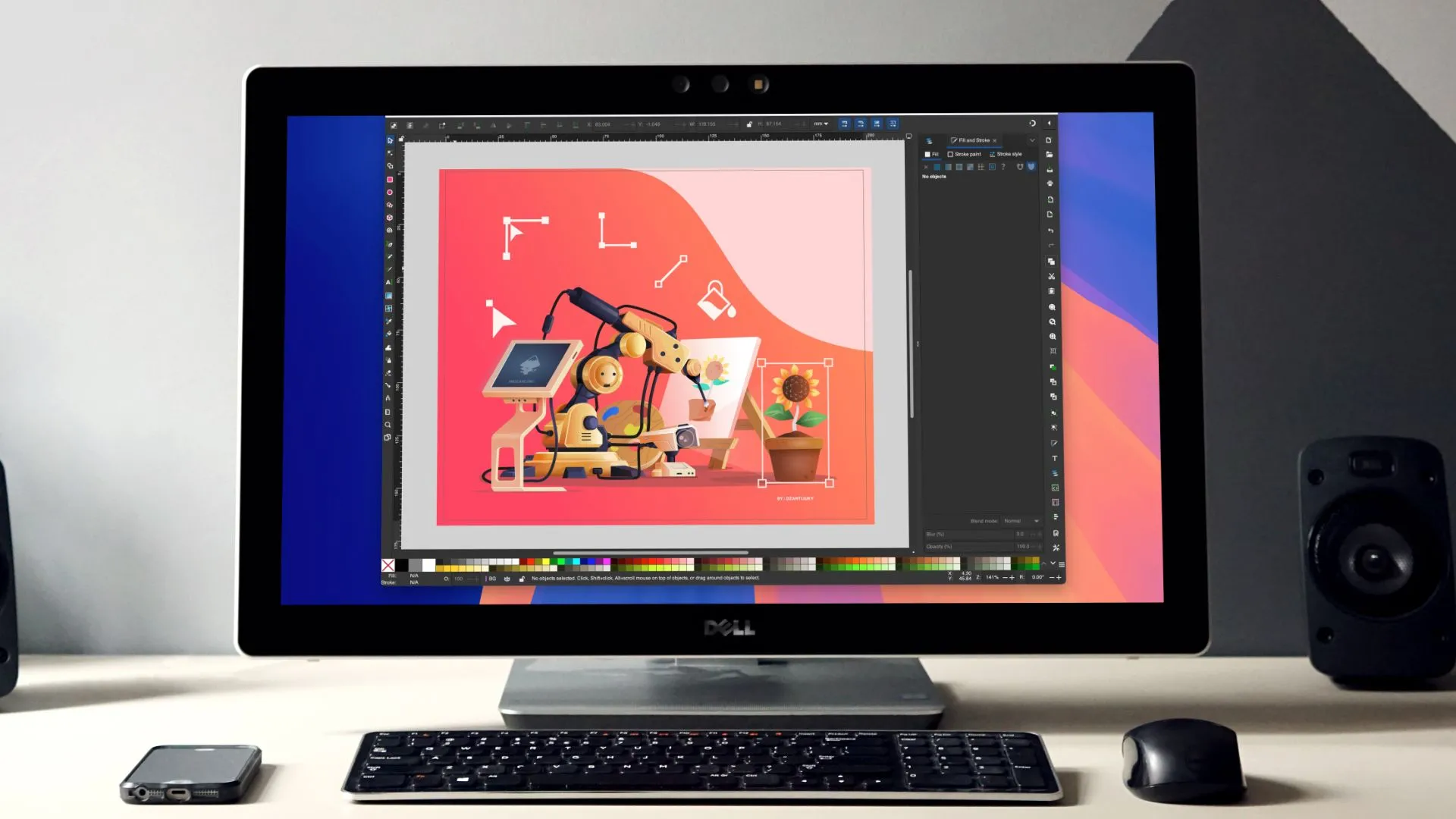 Biểu tượng một số phần mềm thay thế Adobe Illustrator miễn phí và mã nguồn mở