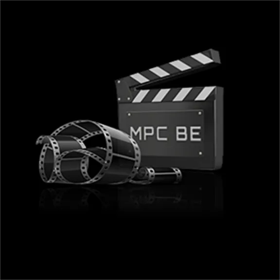 Biểu tượng ứng dụng MPC-BE với ký tự MPC màu trắng trên nền đen
