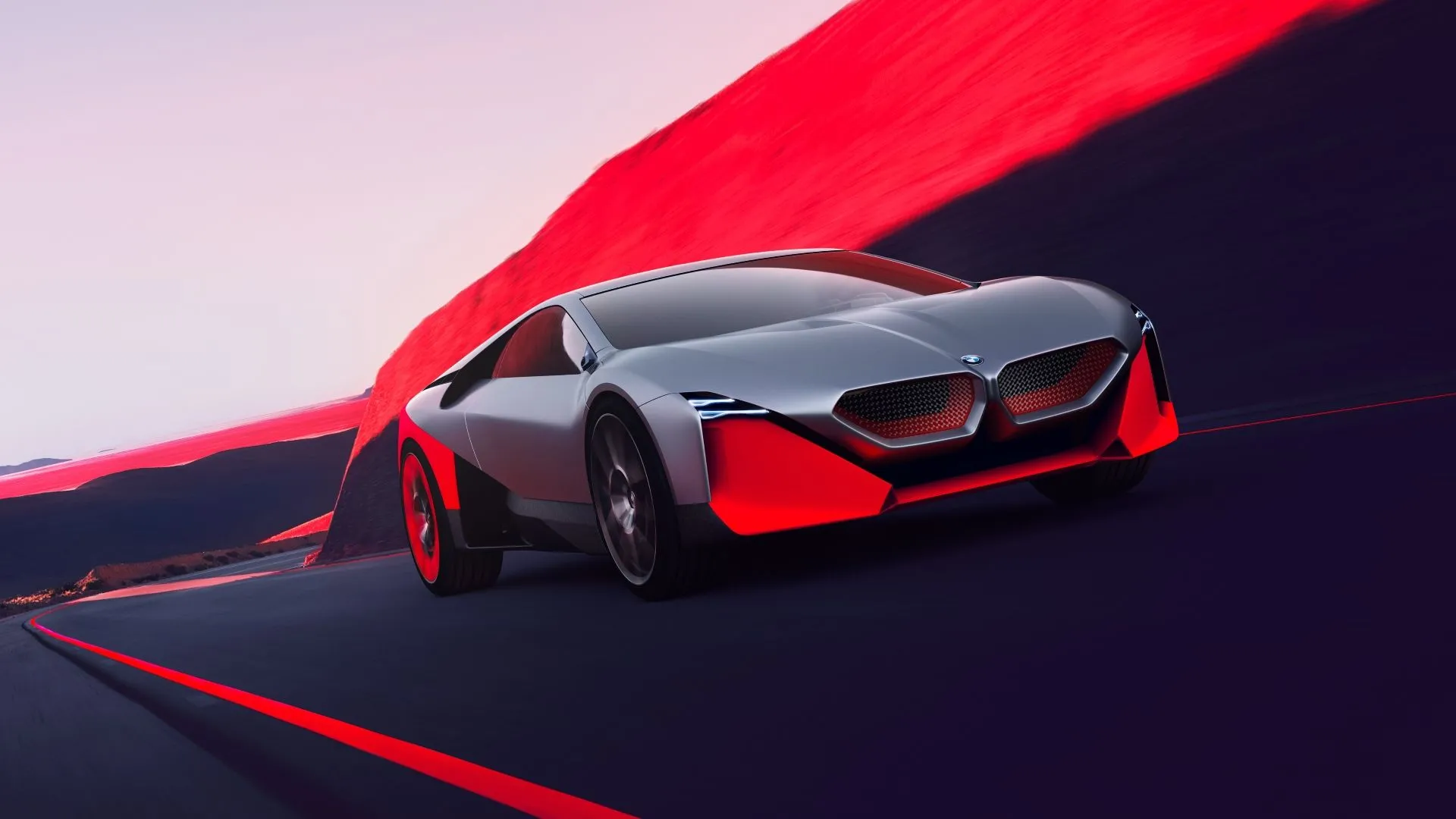 BMW Vision M Next Concept 2019, mẫu siêu xe hybrid cắm sạc với thiết kế thể thao mạnh mẽ.