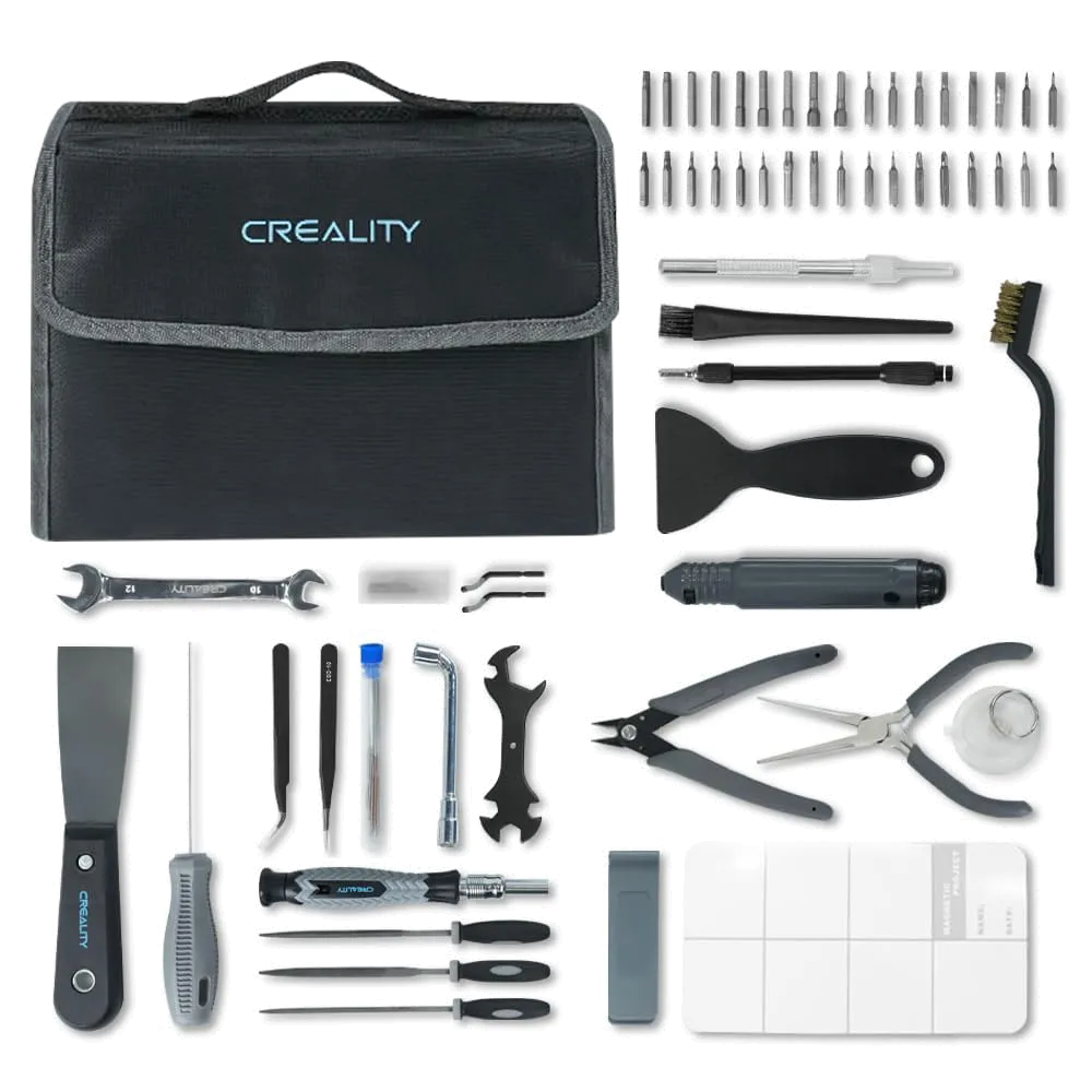Bộ công cụ bảo trì máy in 3D Creality với đầy đủ dụng cụ