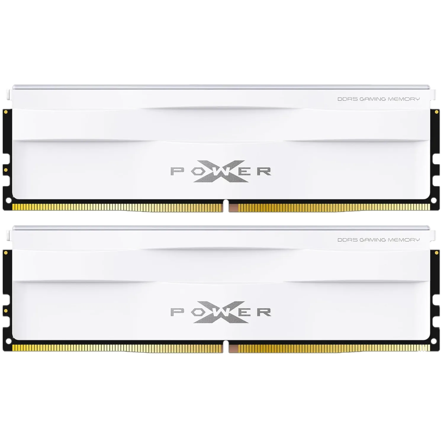 Bộ đôi RAM Silicon Power Zenith DDR5-6000 CL30 32GB màu trắng cho PC gaming