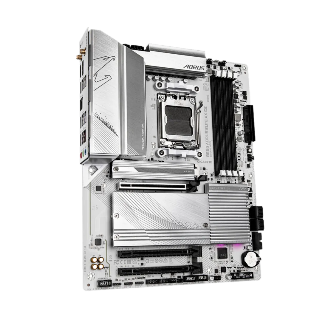 Bo mạch chủ Gigabyte B650 Aorus Elite AX ICE với thiết kế cao cấp