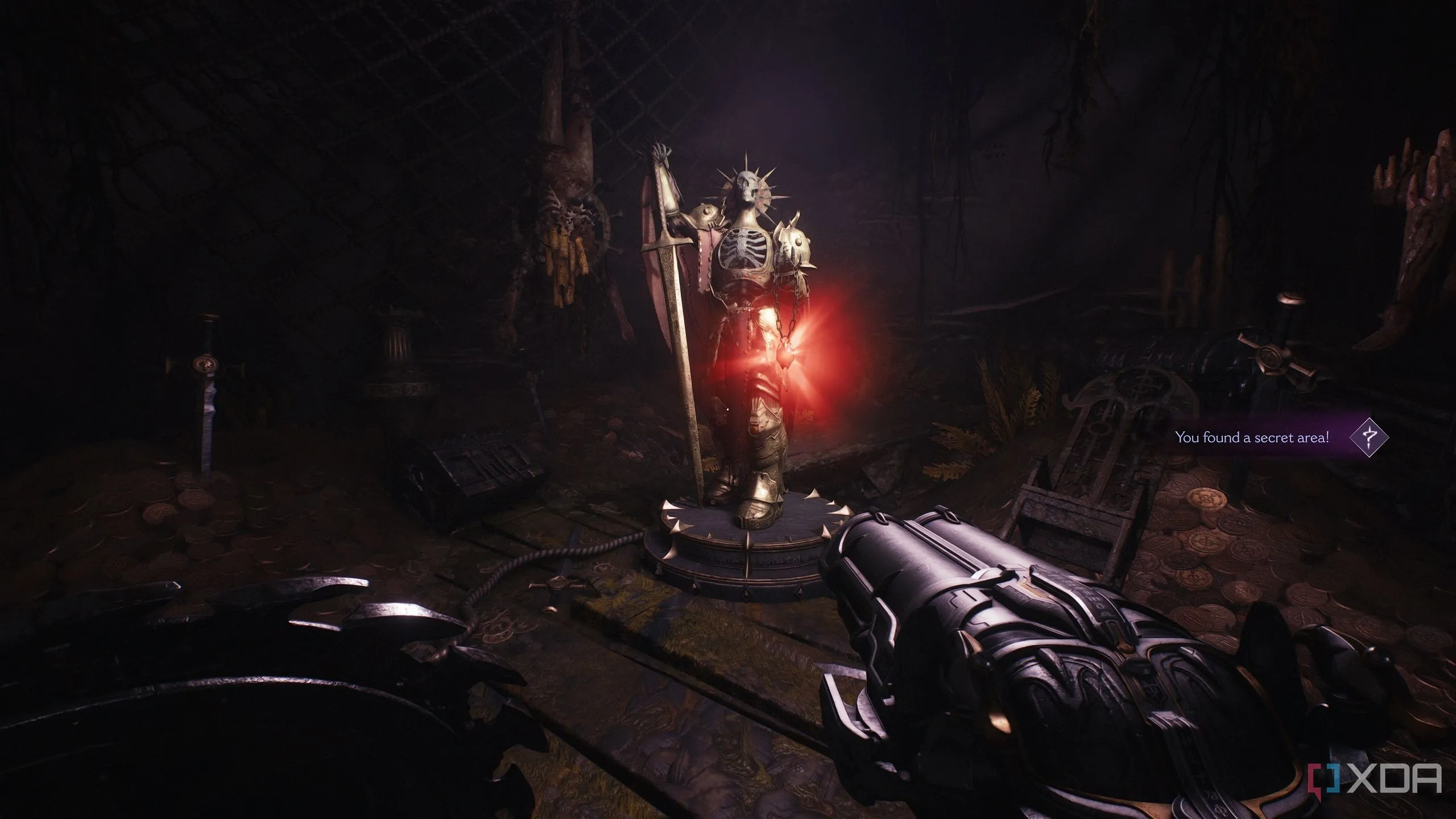 Bức tượng Hồng Ngọc Đỏ thứ hai và Khu Vực Bí Mật 9 trong Chương 17 Doom: The Dark Ages