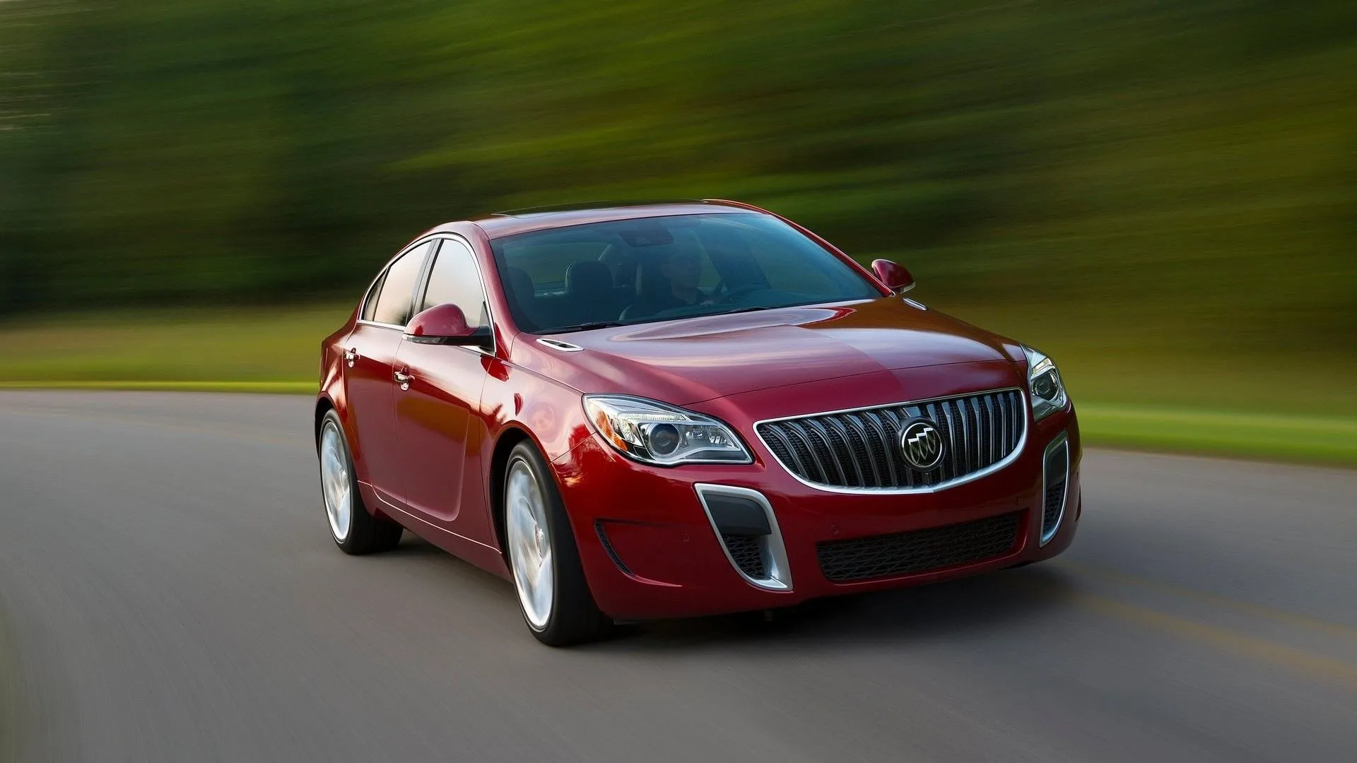 Buick Regal 2014 màu xanh, sedan hạng sang cỡ trung của Mỹ