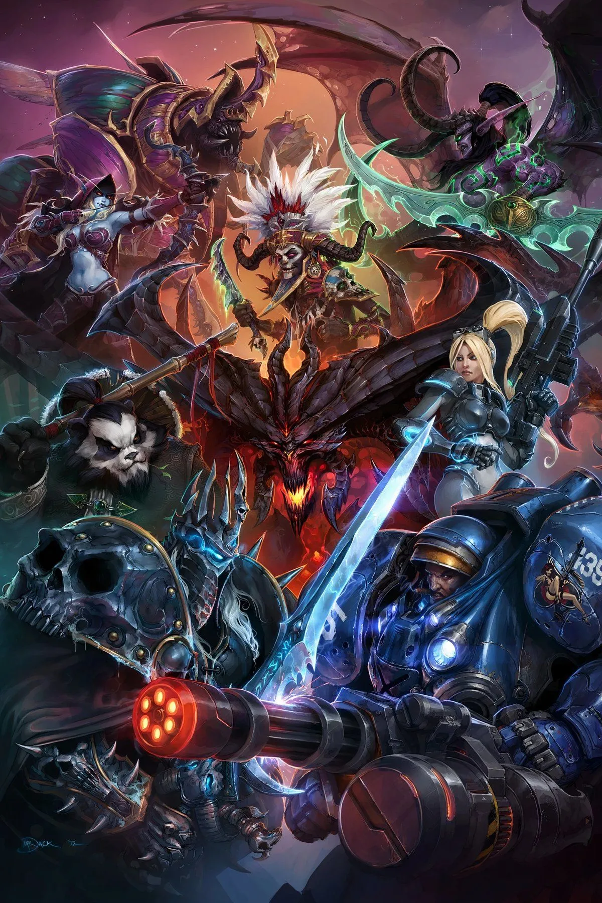 Các anh hùng đa vũ trụ của Blizzard trong Heroes of the Storm, game MOBA từ mod Starcraft II