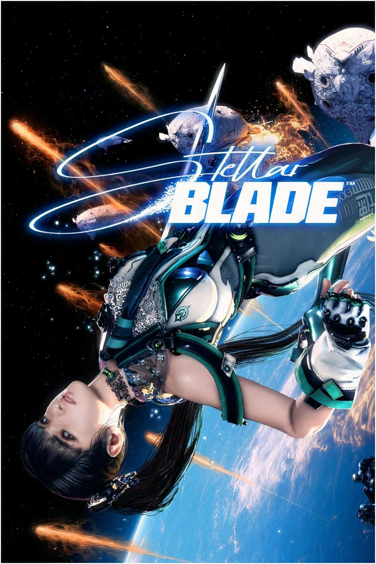Các khoảnh khắc chiến đấu và cắt cảnh ấn tượng của nhân vật Eve trong game Stellar Blade.