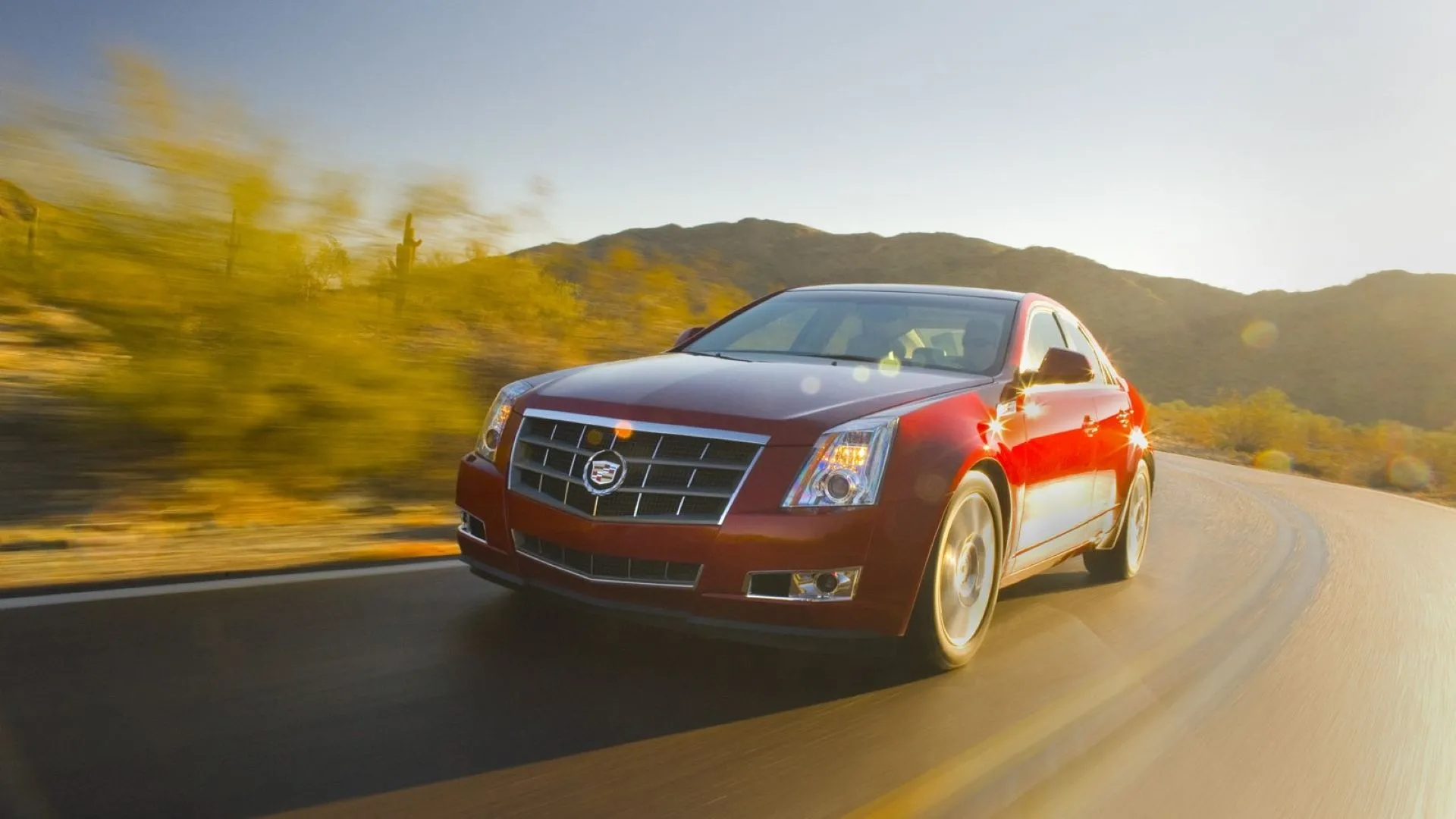 Cadillac CTS 2008 màu đen, mẫu xe sang cũ của Mỹ với động cơ V6 bền bỉ