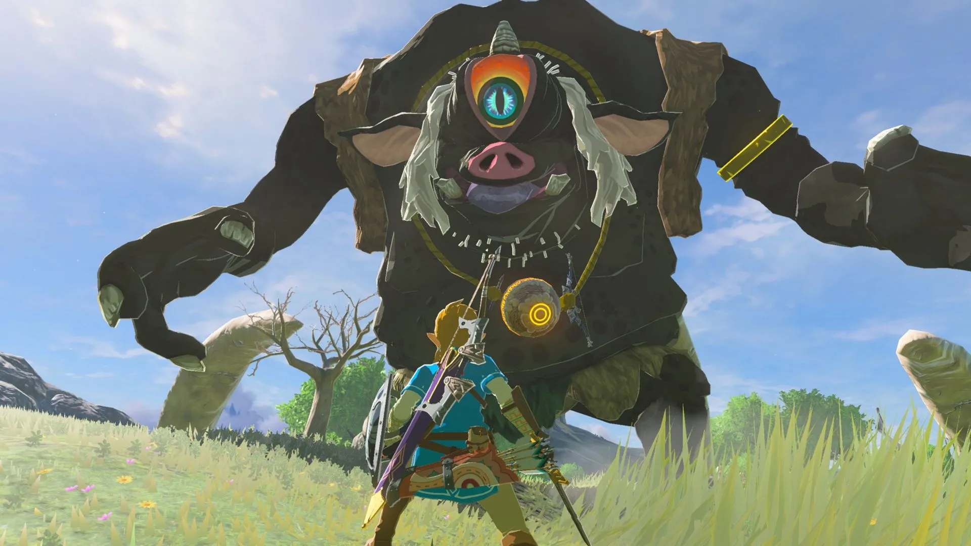 Cận cảnh gameplay trong tựa game The Legend of Zelda: Breath of the Wild phiên bản tối ưu cho Nintendo Switch 2.